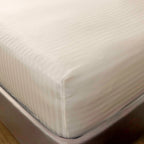 Jacquard Fitted Sheet Set 400TC (New Style Stripes) - Elbadrawi Home