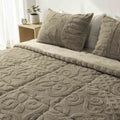 Jacquard Mink Fur Double - Face Comforter Set - Elbadrawi Home