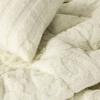 Jacquard Mink Fur Double - Face Comforter Set - Elbadrawi Home
