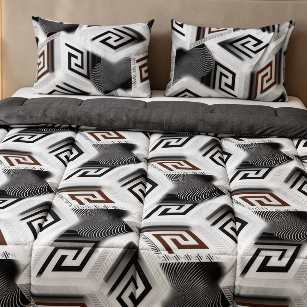 Kubik Tencel King Comforter Set - Elbadrawi Home