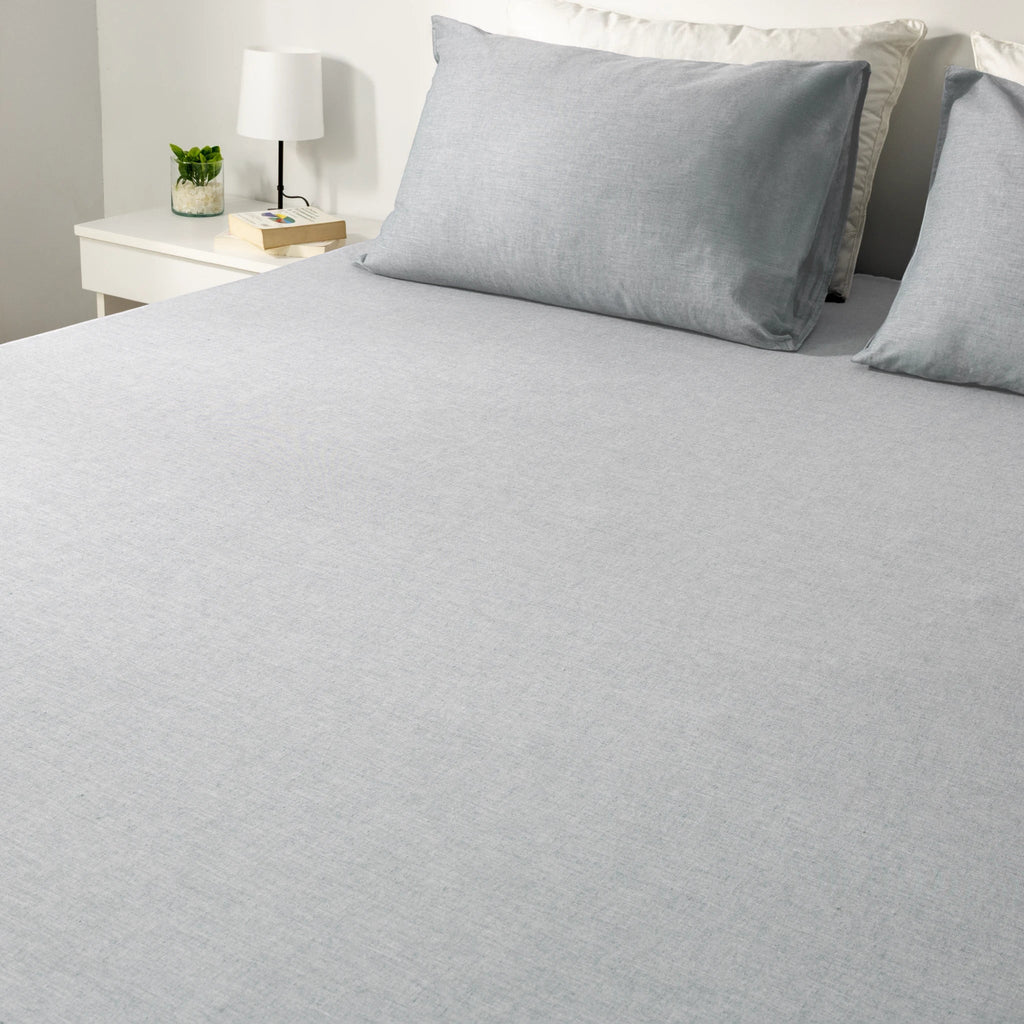Linen Fitted Sheet Set - Elbadrawi Home