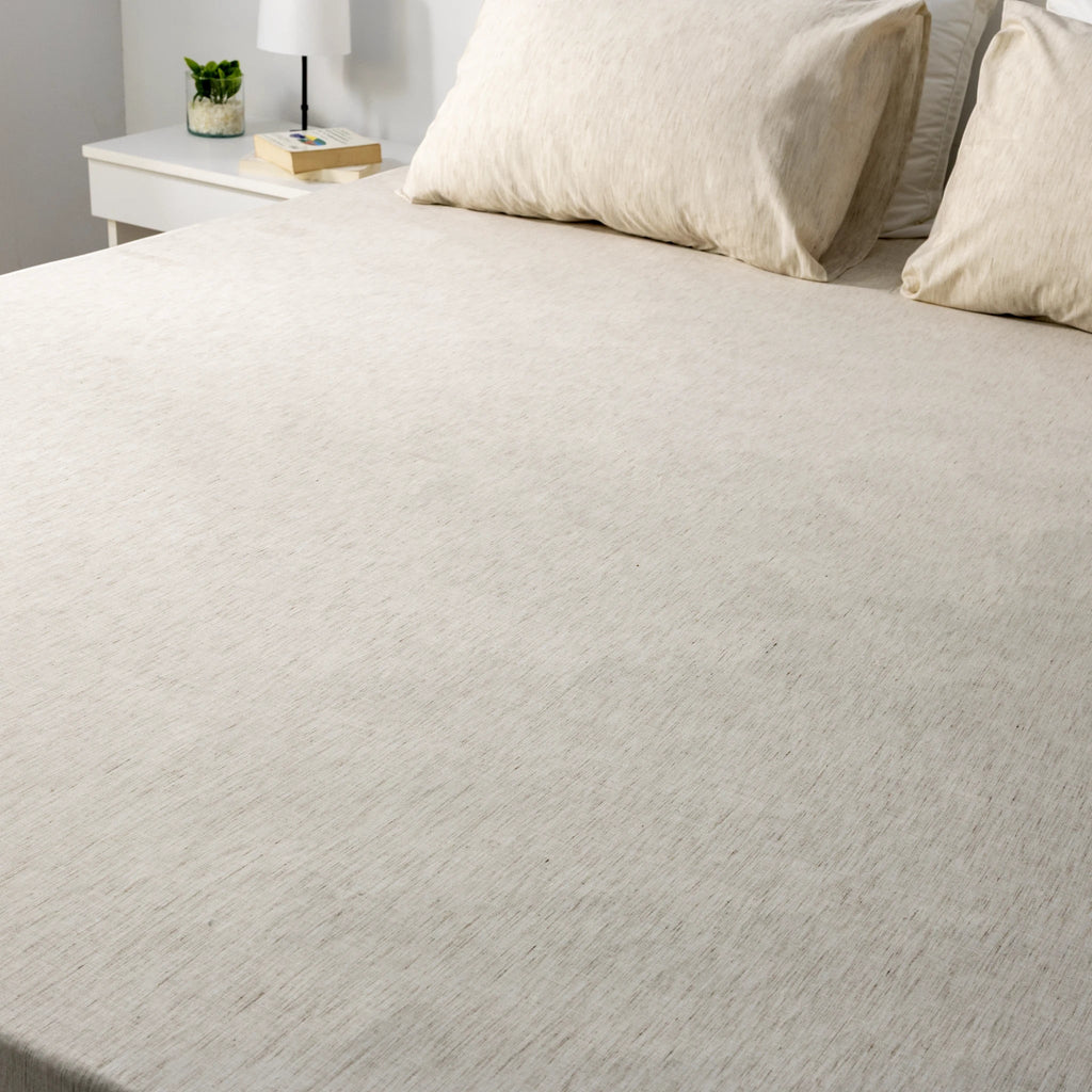 Linen Fitted Sheet Set - Elbadrawi Home