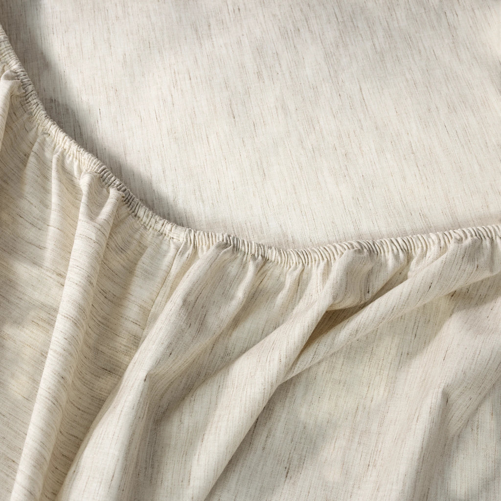 Linen Fitted Sheet Set - Elbadrawi Home