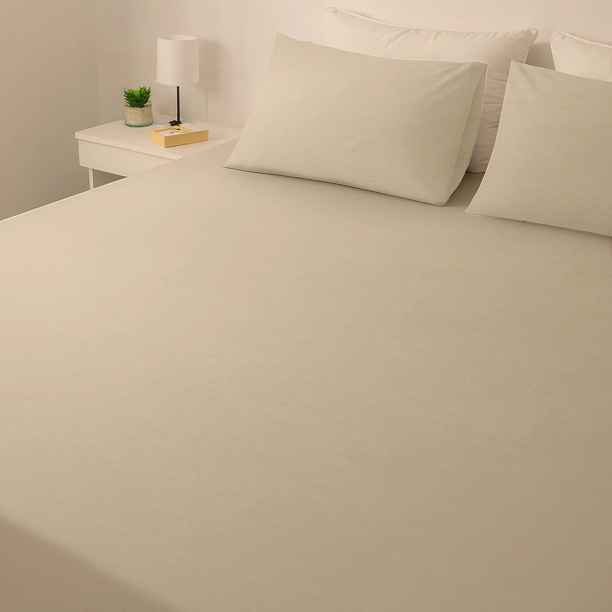 Linen Fitted Sheet Set - Elbadrawi Home