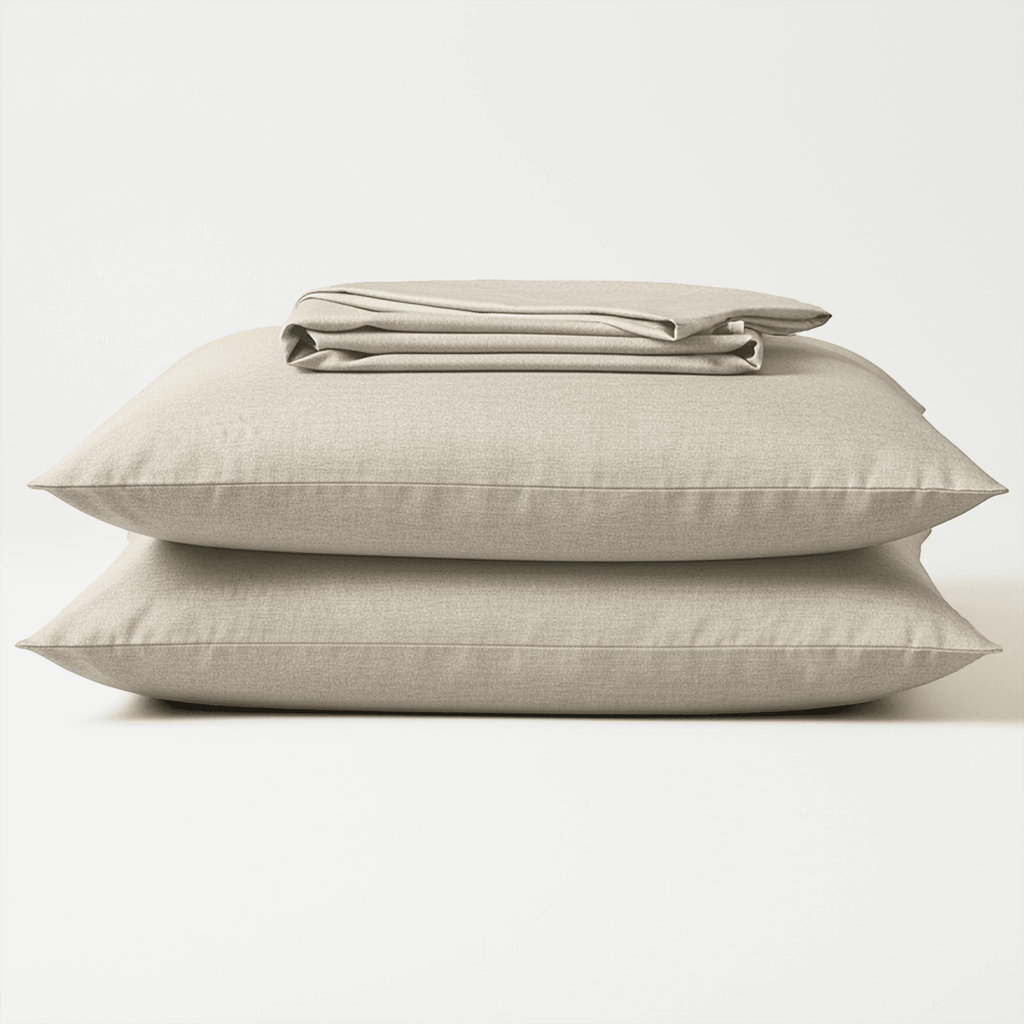 Linen Fitted Sheet Set - Elbadrawi Home