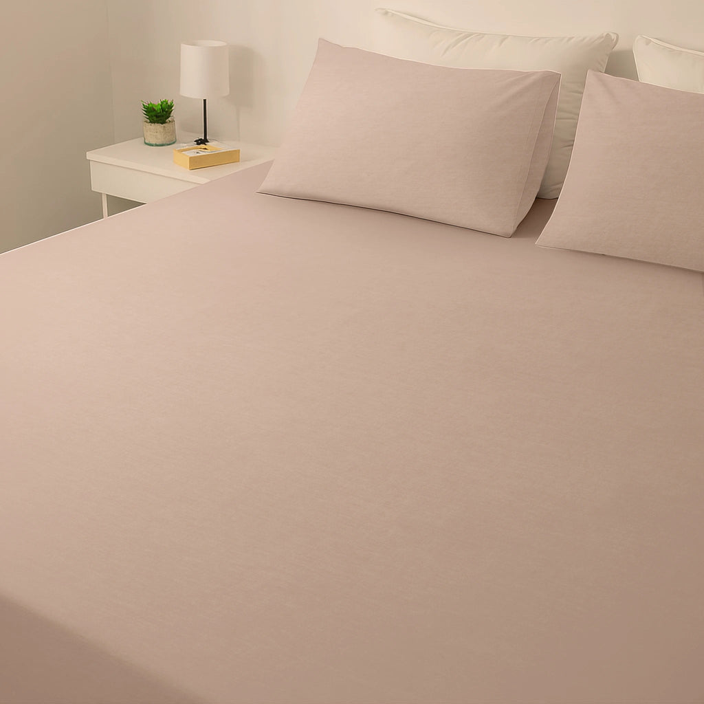 Linen Fitted Sheet Set - Elbadrawi Home
