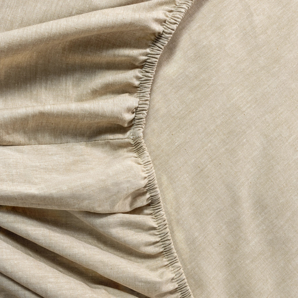 Linen Fitted Sheet Set - Elbadrawi Home