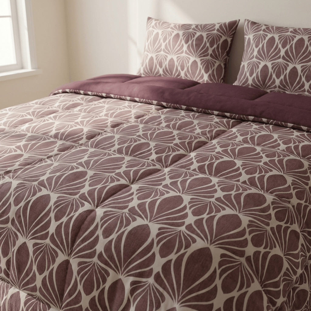 Luma Leaf Tencel King Comforter Set - Elbadrawi Home
