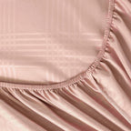 Luxury Fitted Sheet Set (Gridline) - Elbadrawi Home