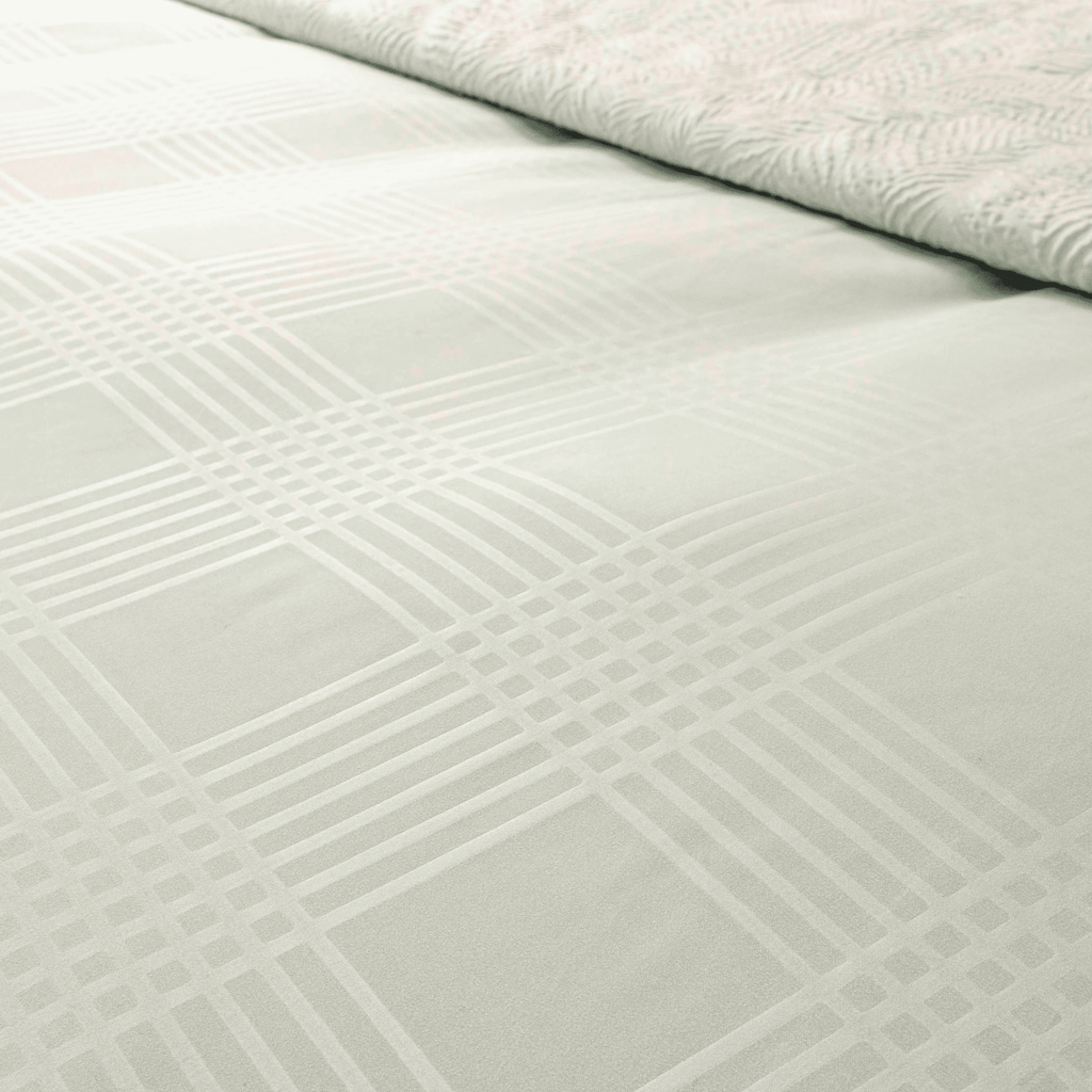 Luxury Fitted Sheet Set (Gridline) - Elbadrawi Home