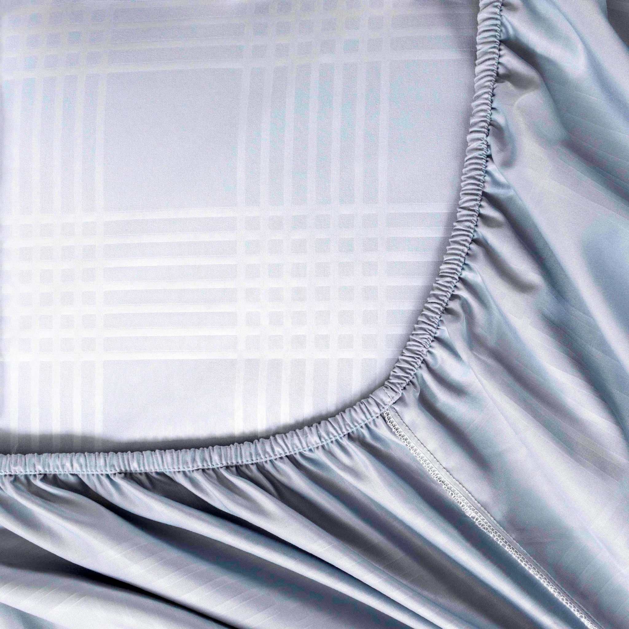 Luxury Fitted Sheet Set (Gridline) - Elbadrawi Home