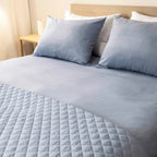 Luxury Fitted Sheet Set (Gridline) - Elbadrawi Home