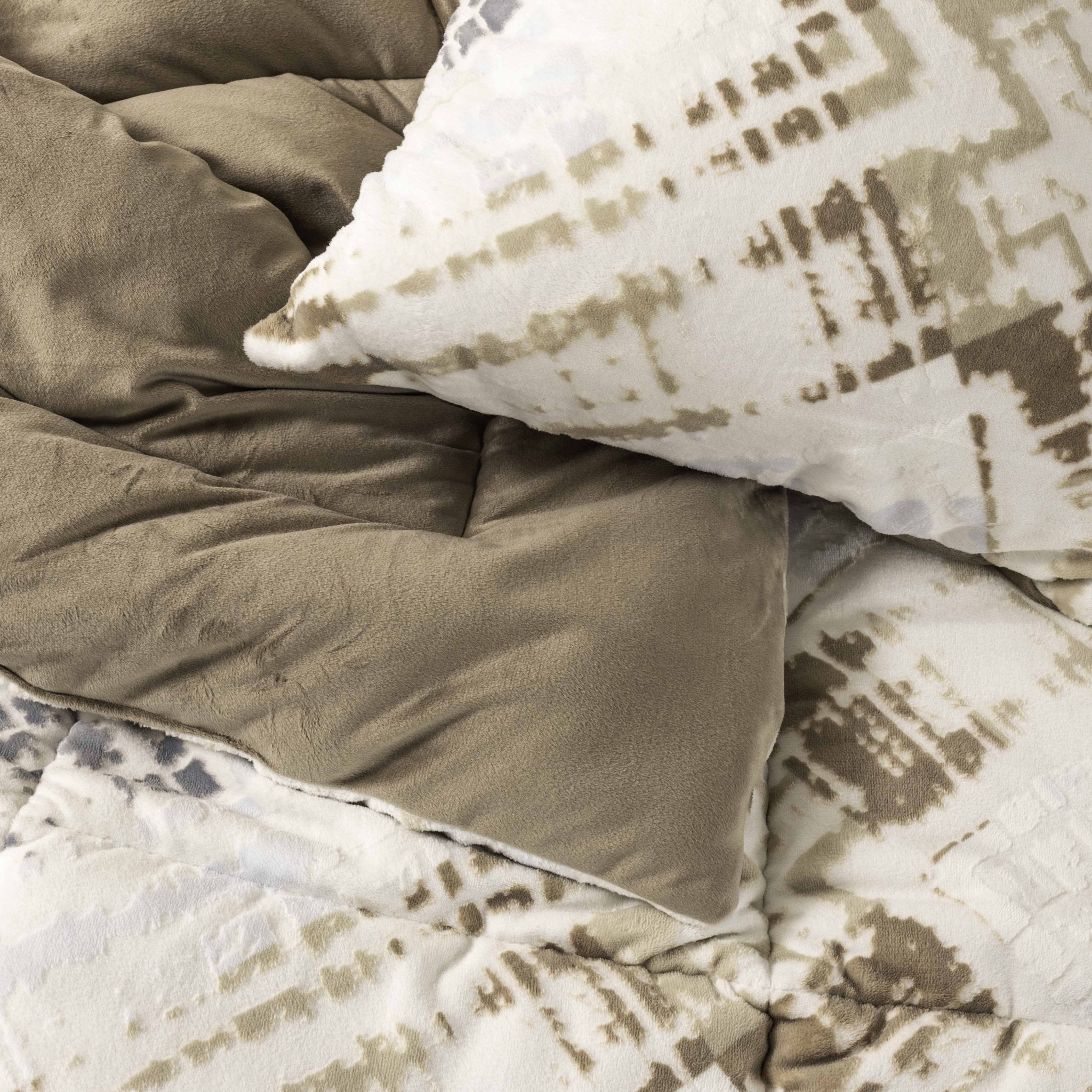 Mink Fur Double - Face Comforter Set - Elbadrawi Home