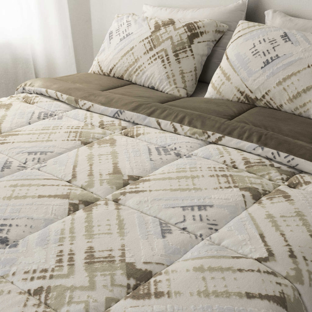 Mink Fur Double - Face Comforter Set - Elbadrawi Home
