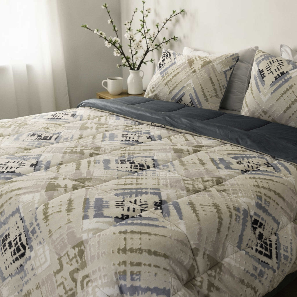 Mink Fur Double - Face Comforter Set - Elbadrawi Home