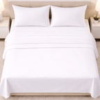 Prime Flat Sheet Set 400TC Percale - Elbadrawi Home