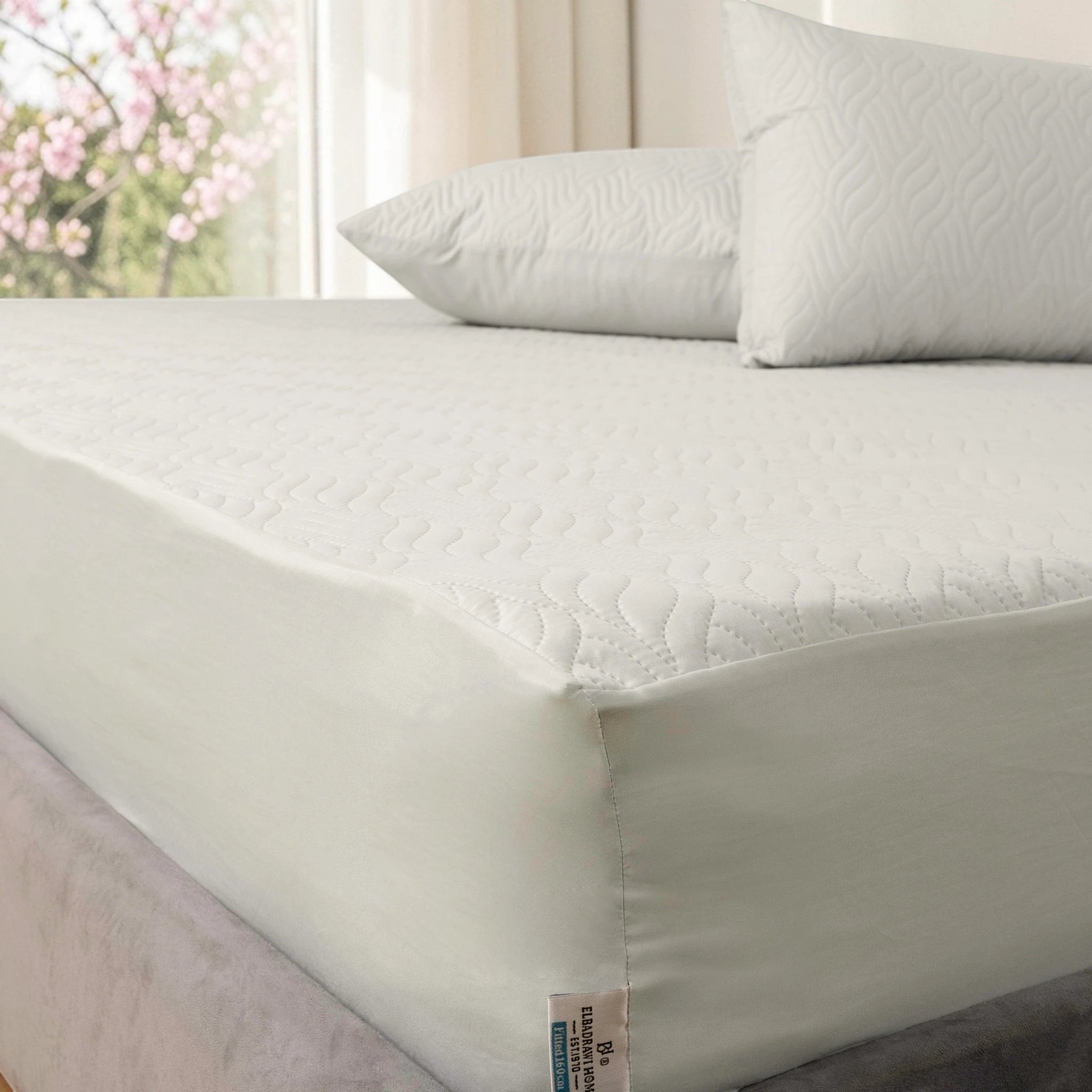 Quilted Fitted Sheet Set (Water - Resistant) - Elbadrawi Home