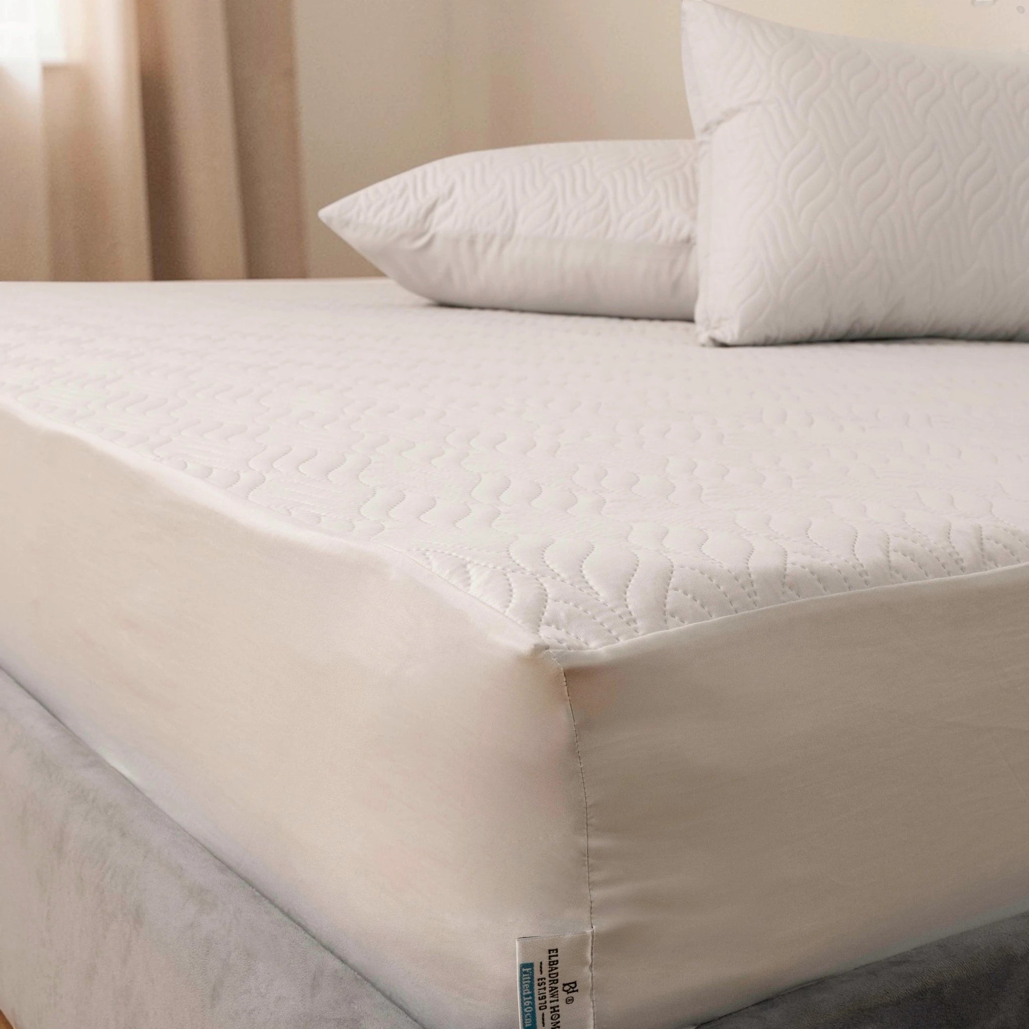 Quilted Fitted Sheet Set (Water - Resistant) - Elbadrawi Home
