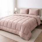Ranforce All Seasons Comforter Set (Checks) - Elbadrawi Home