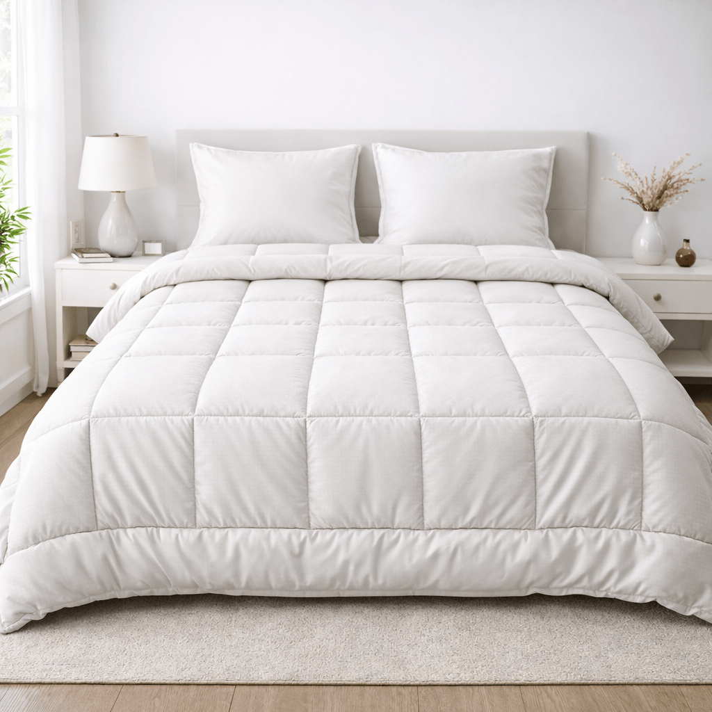 Ranforce All Seasons Comforter Set (Checks) - Elbadrawi Home