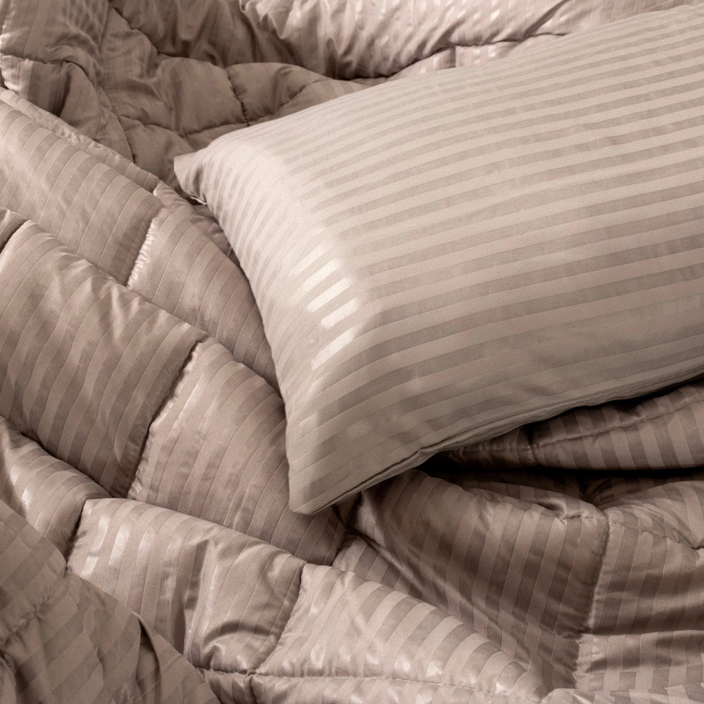 Ranforce All Seasons Comforter Set (Stripes) - Elbadrawi Home
