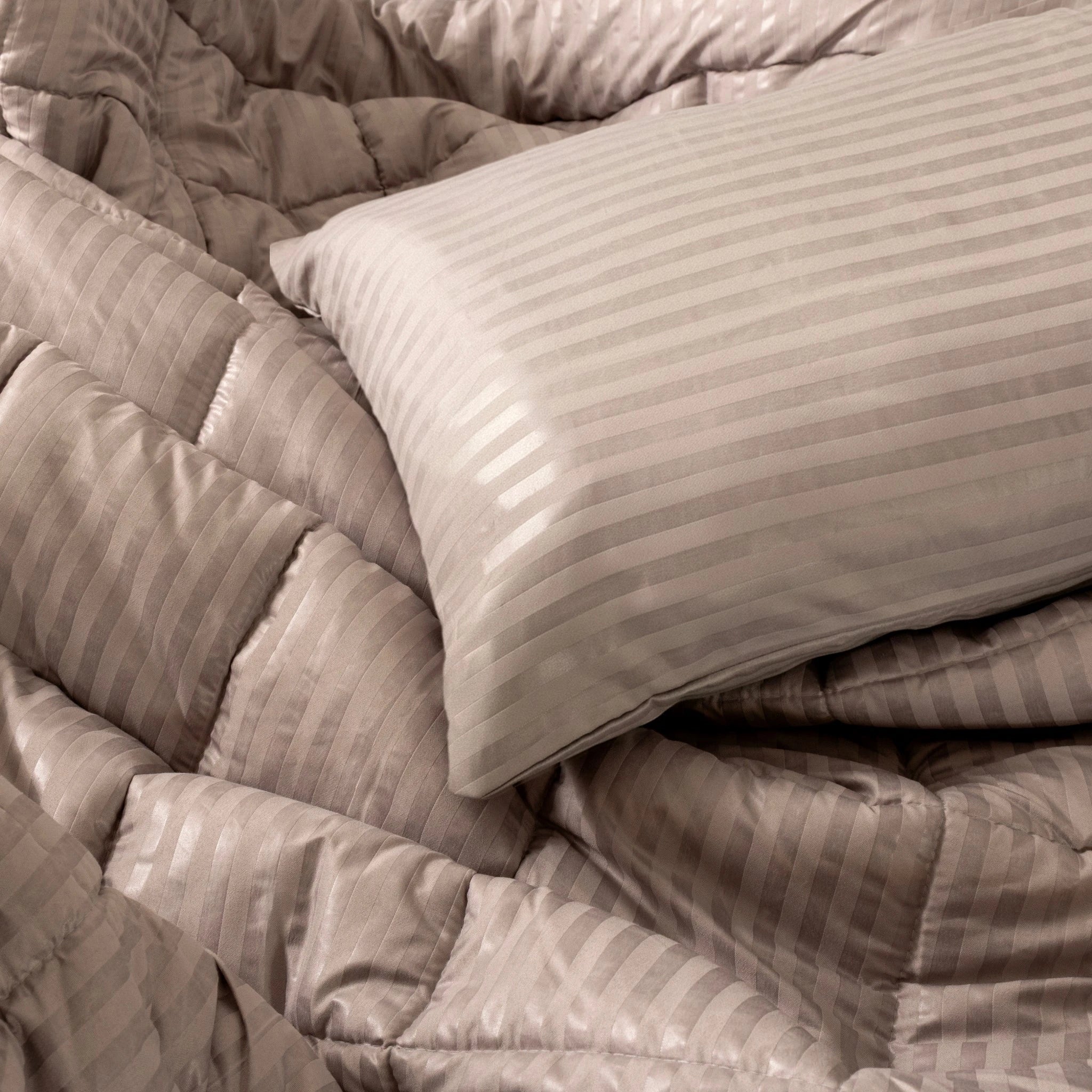 Ranforce All Seasons Comforter Set (Stripes) - Elbadrawi Home