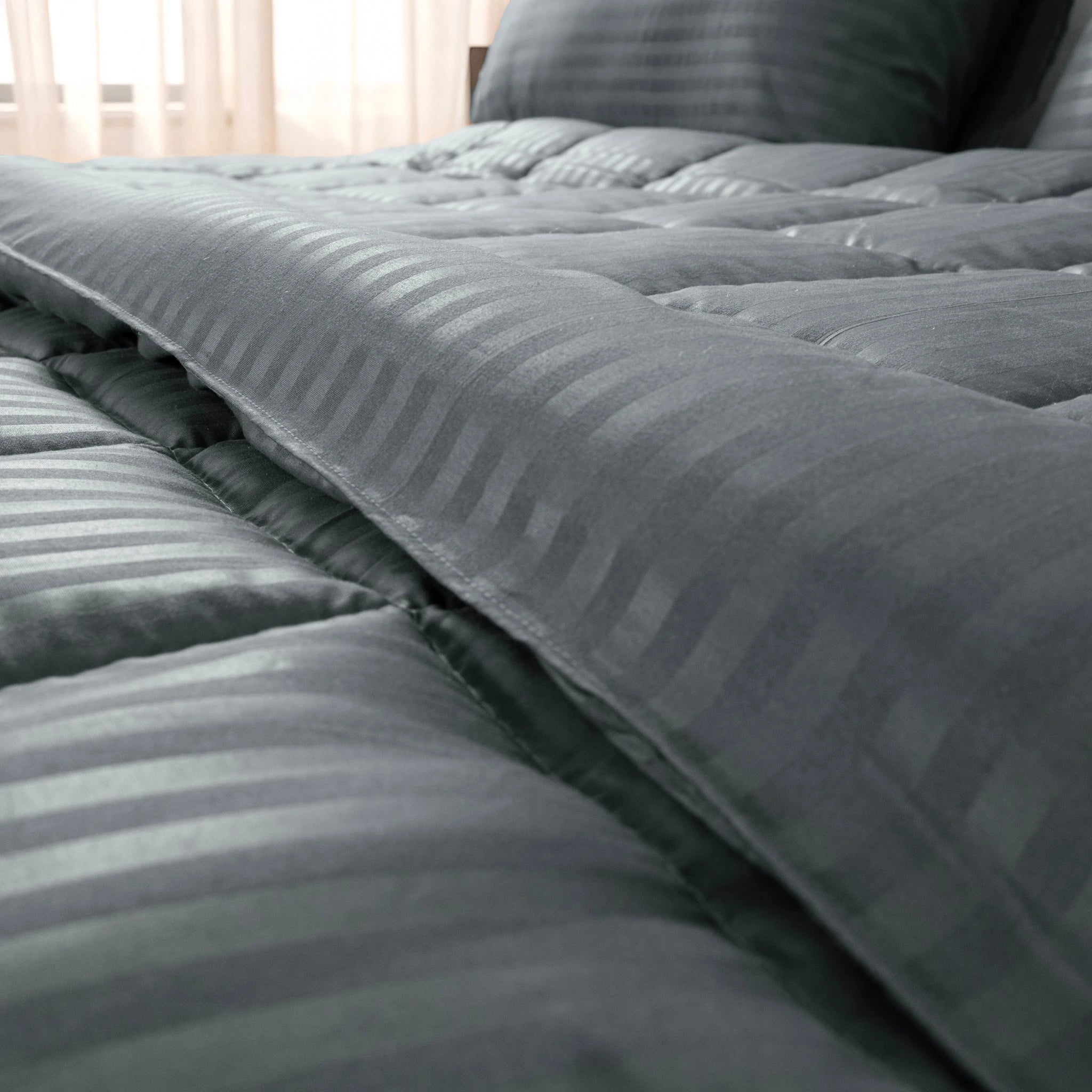 Ranforce All Seasons Comforter Set (Stripes) - Elbadrawi Home