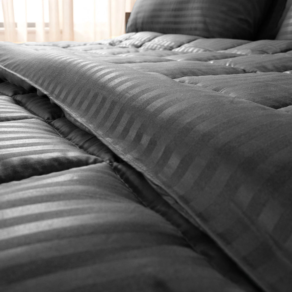 Ranforce All Seasons Comforter Set (Stripes) - Elbadrawi Home