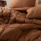 Ranforce All Seasons Comforter Set (Stripes) - Elbadrawi Home