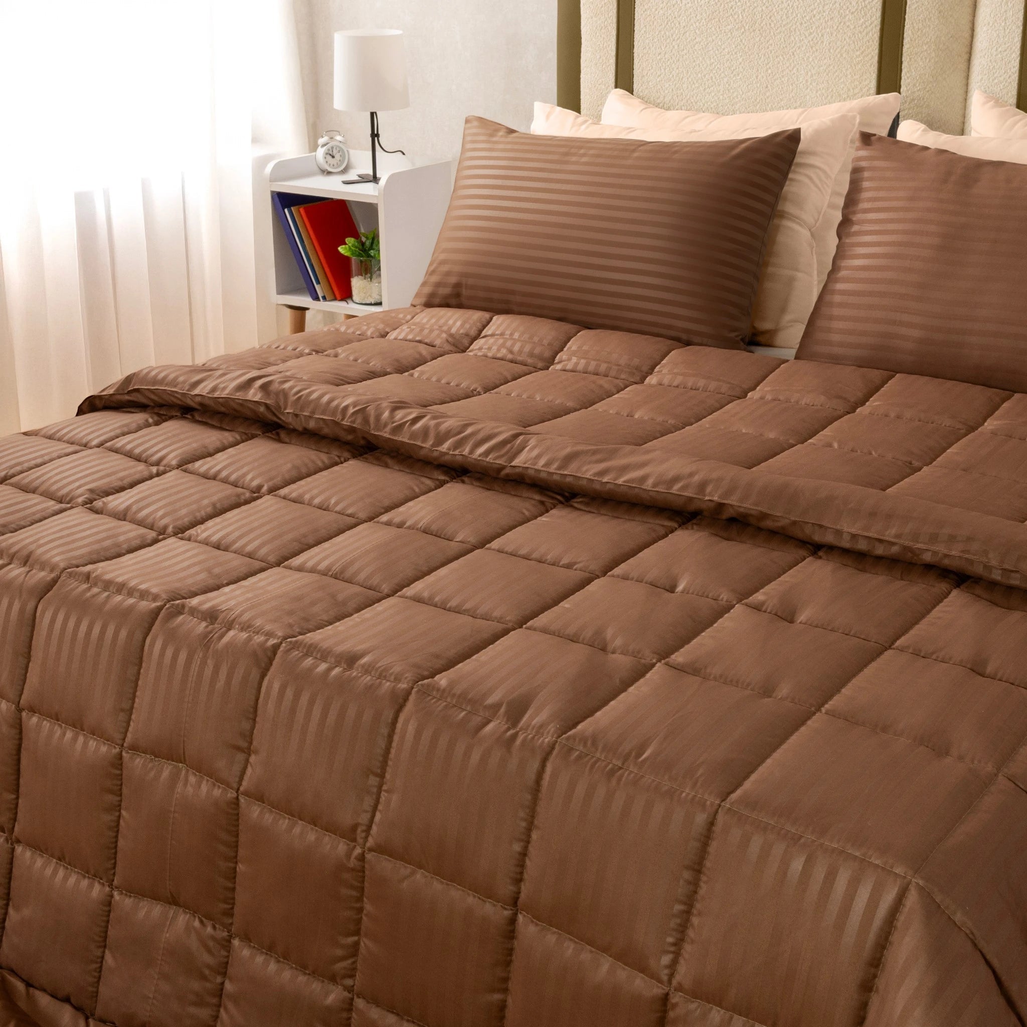 Ranforce All Seasons Comforter Set (Stripes) - Elbadrawi Home