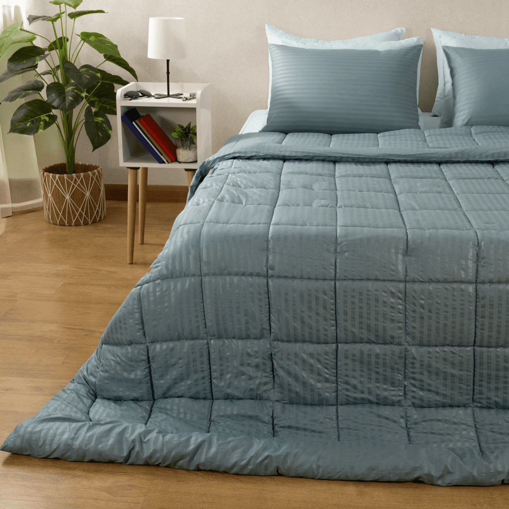 Ranforce All Seasons Comforter Set (Stripes) - Elbadrawi Home