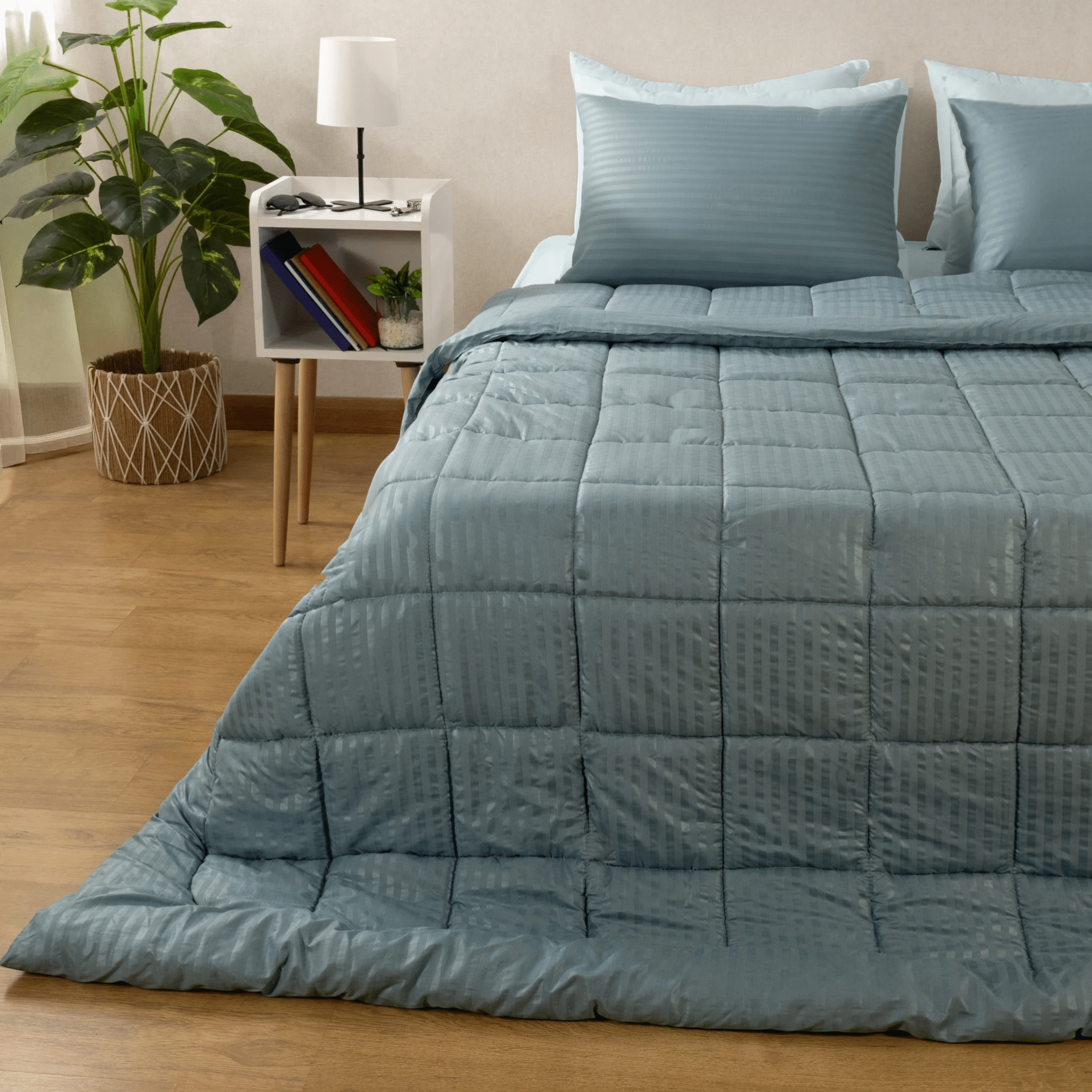 Ranforce All Seasons Comforter Set (Stripes) - Elbadrawi Home