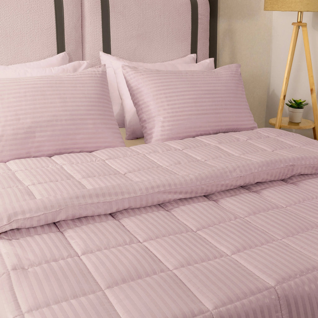 Ranforce All Seasons Comforter Set (Stripes) - Elbadrawi Home