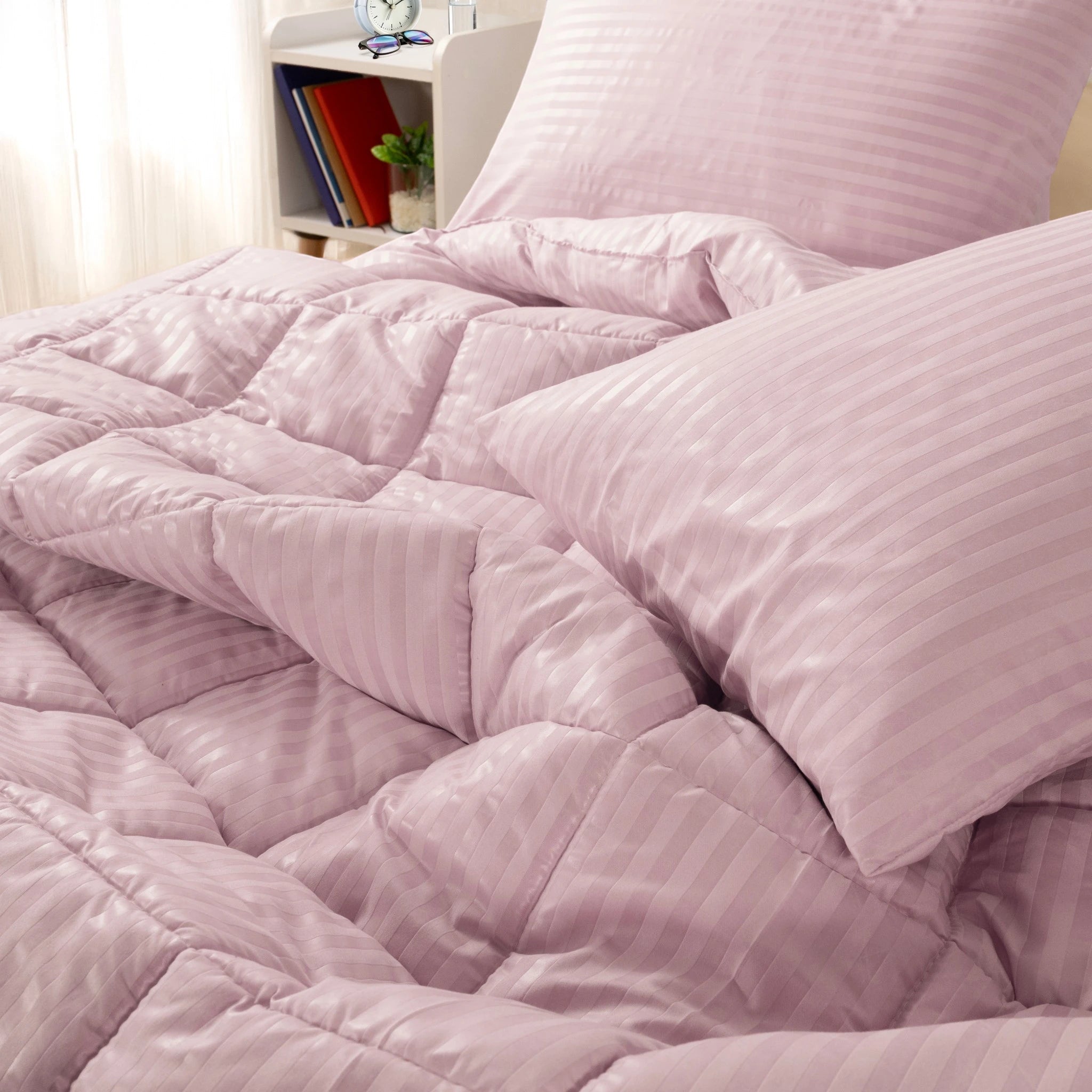 Ranforce All Seasons Comforter Set (Stripes) - Elbadrawi Home