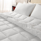 Ranforce All Seasons Comforter Set (Stripes) - Elbadrawi Home