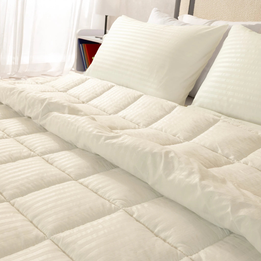 Ranforce All Seasons Comforter Set (Stripes) - Elbadrawi Home