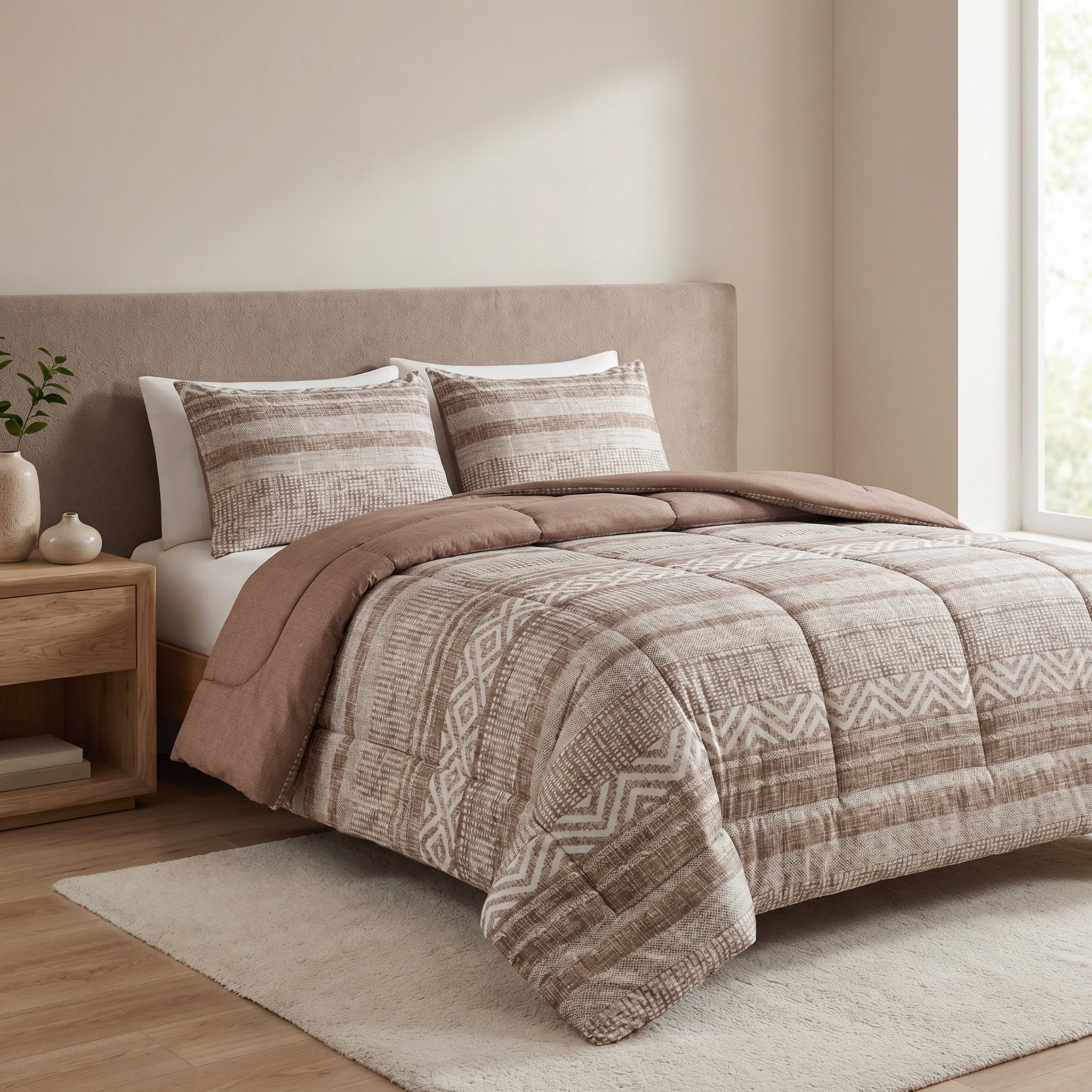 Sahara Trace Tencel King Comforter Set - Elbadrawi Home