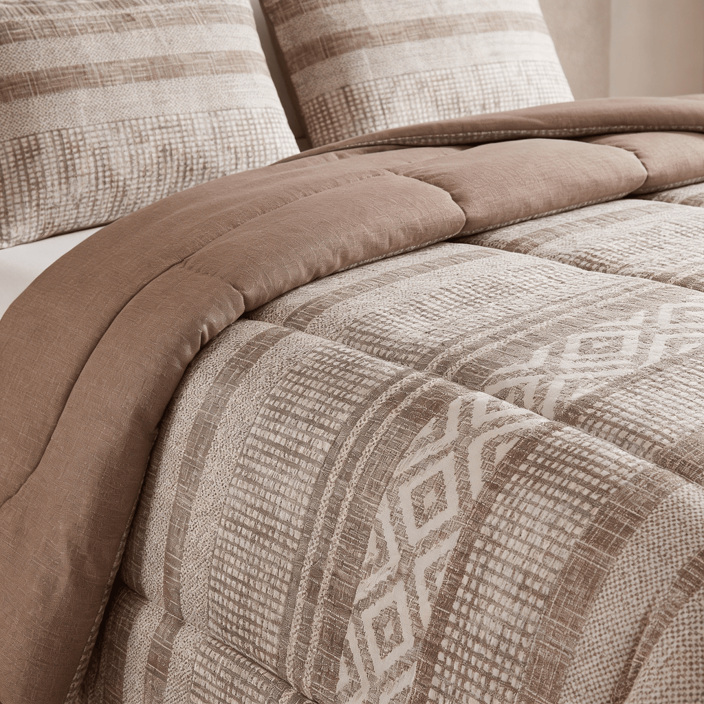 Sahara Trace Tencel King Comforter Set - Elbadrawi Home
