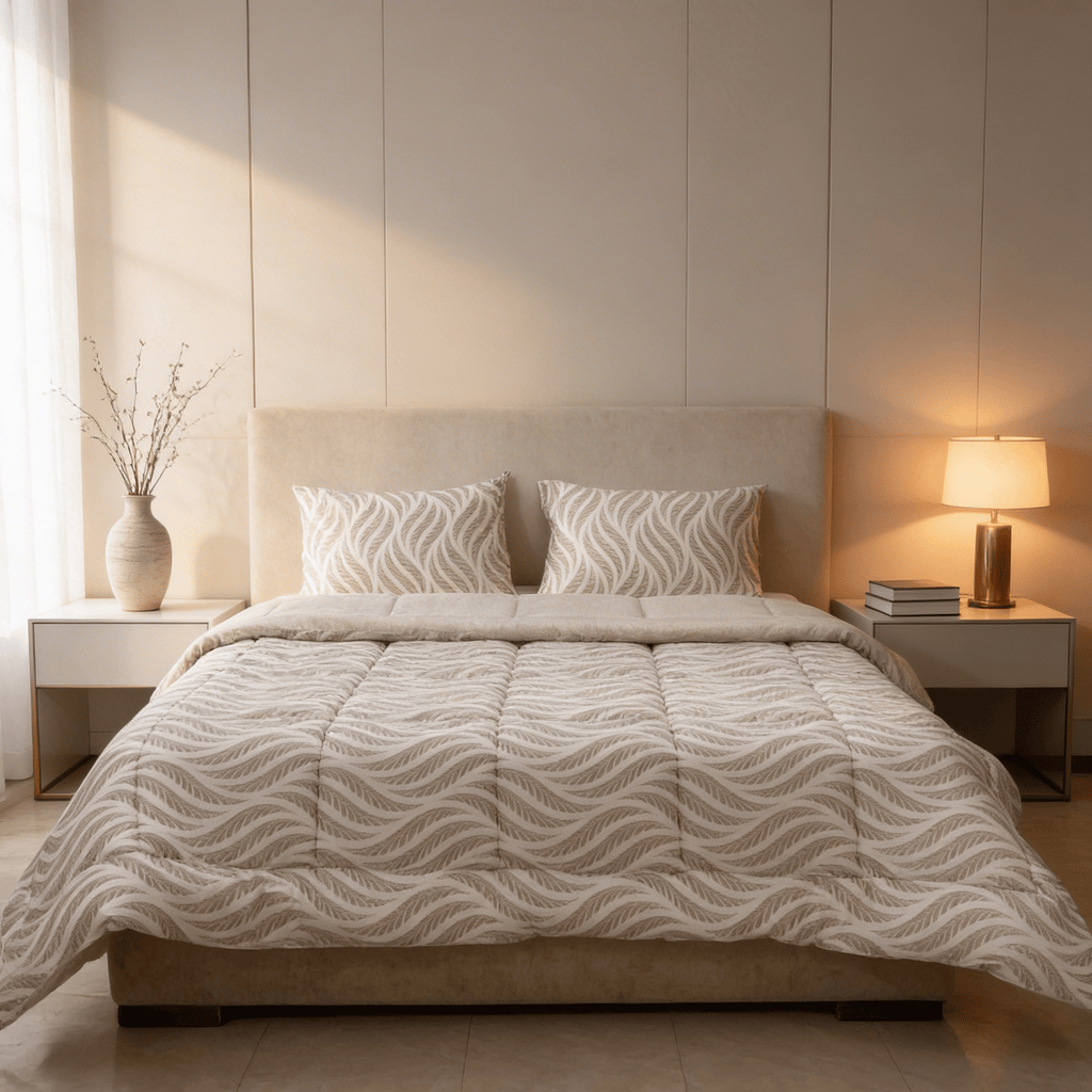 Sandwave Tencel King Comforter Set - Elbadrawi Home