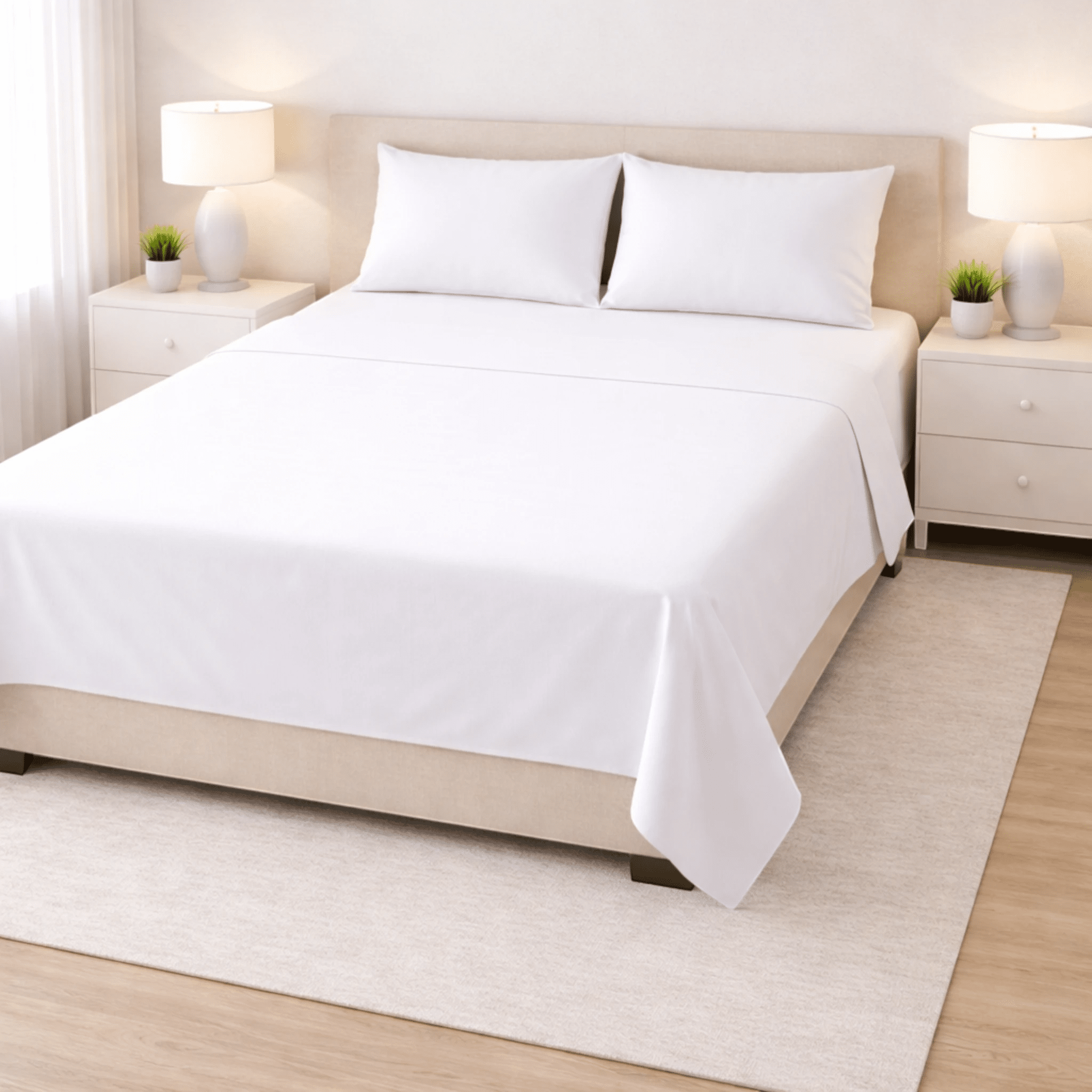 Tencel Flat Sheet Set - Elbadrawi Home