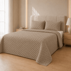 Tencel Scallop Summer Quilt Set - Elbadrawi Home