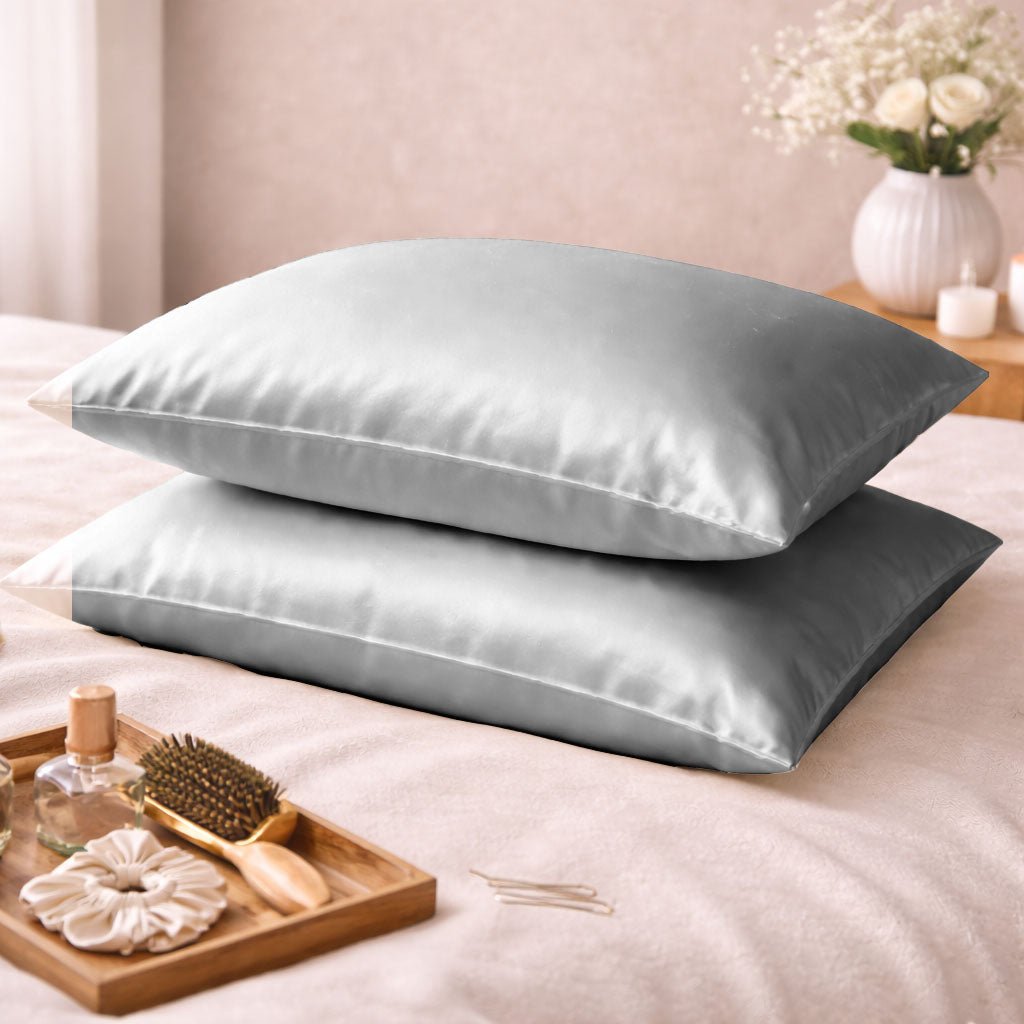 Tencel Silk Satin Pillowcases (Pack of 2) - Elbadrawi Home
