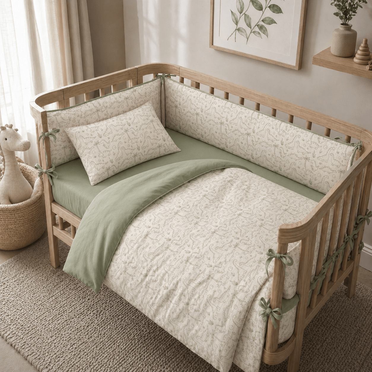 The Ultimate Baby Crib Set (16Pcs) - Elbadrawi Home
