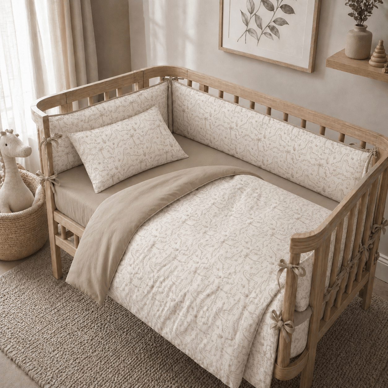 The Ultimate Baby Crib Set (16Pcs) - Elbadrawi Home