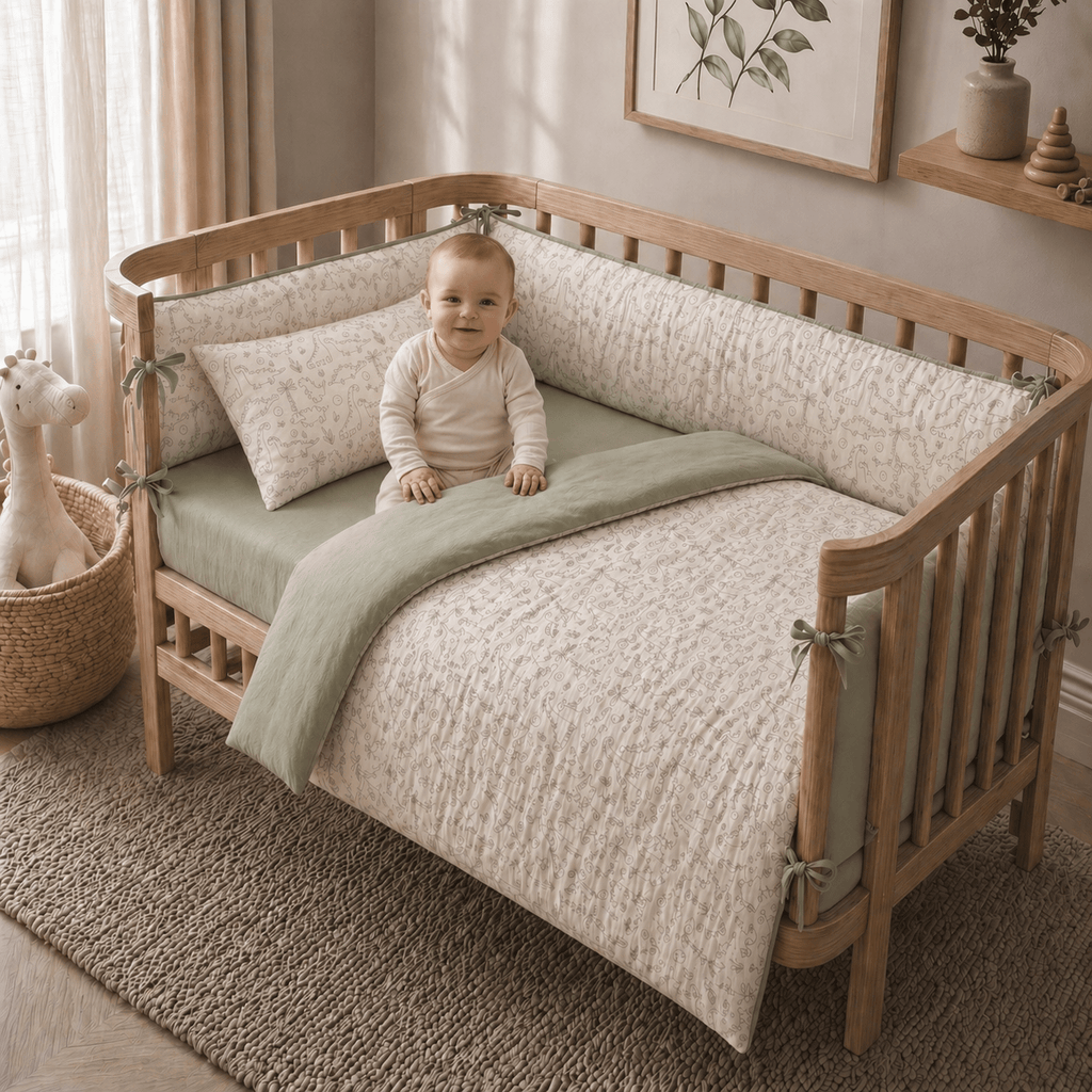 The Ultimate Baby Crib Set (16Pcs) - Elbadrawi Home